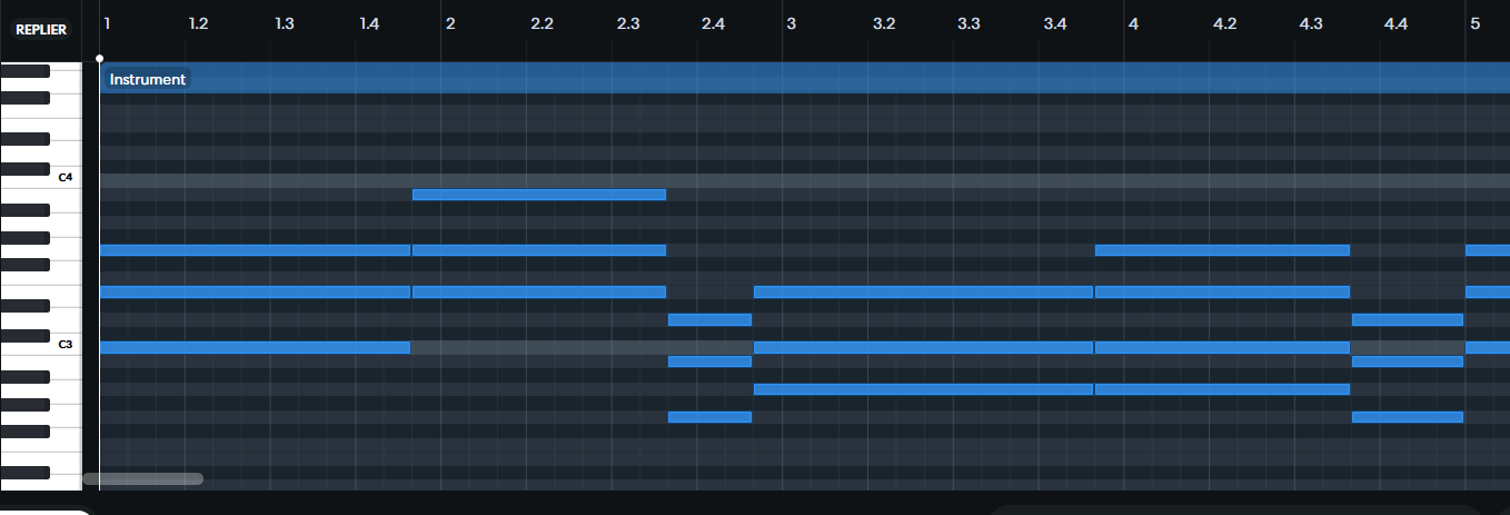 Chords variations, first part