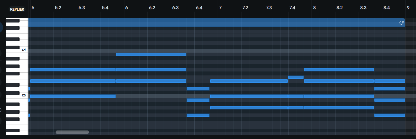 Chords variations, second part